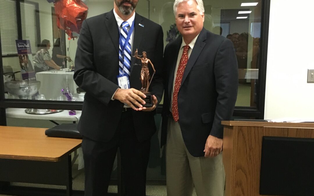 District Attorney Warren Montgomery Gives Special Award to Local Judge and NAMI