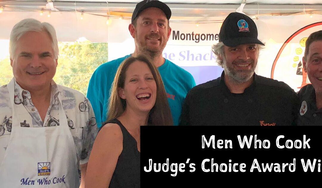 Montgomery’s Team Takes First Place at “Men Who Cook” Fundraiser