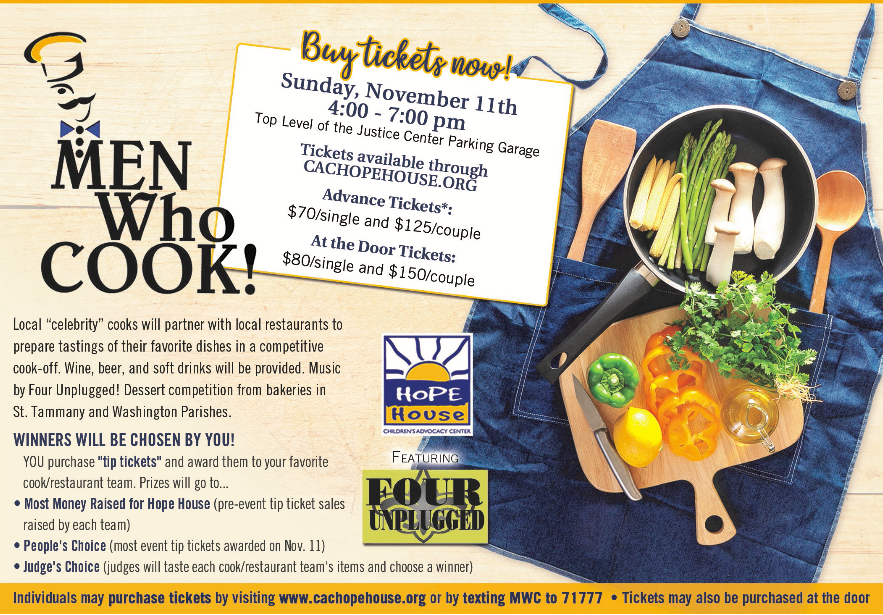 Historic Donation Will Make “Men Who Cook” Fundraiser The Biggest Yet