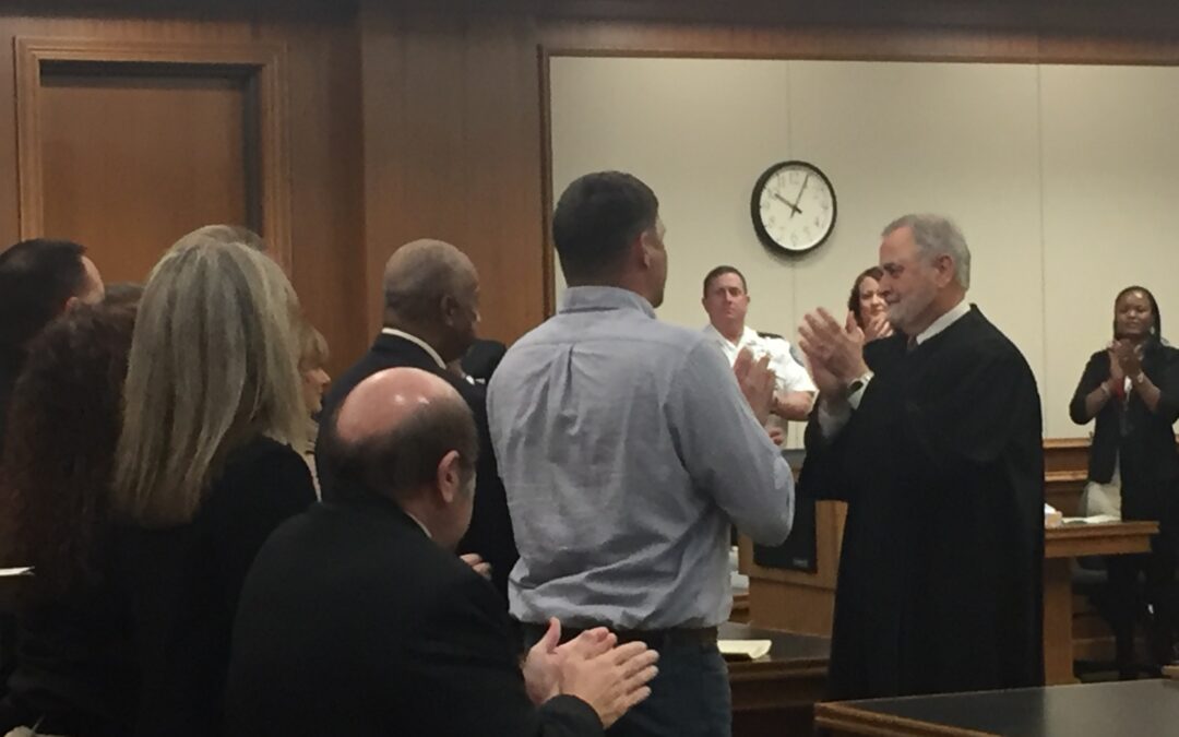 Congrats! 1st Graduating Class of Veterans Court