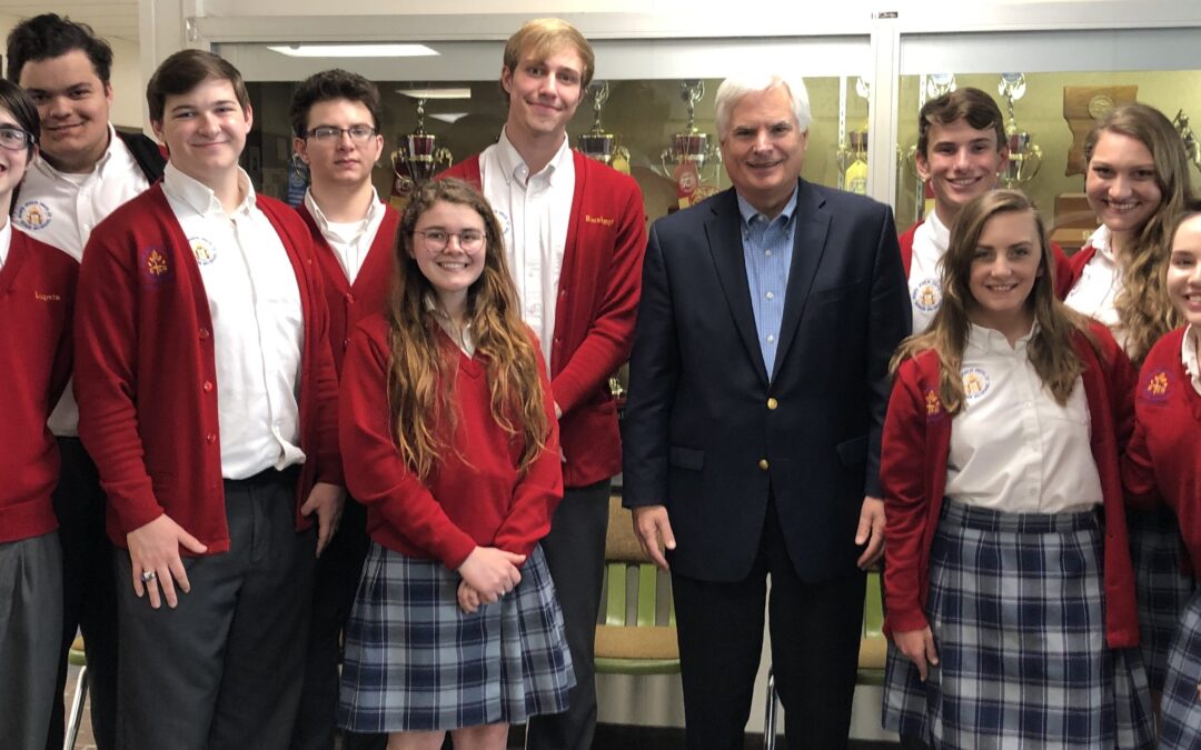 DA Montgomery speaks to students in Slidell – “The Role of Freedom of Speech”