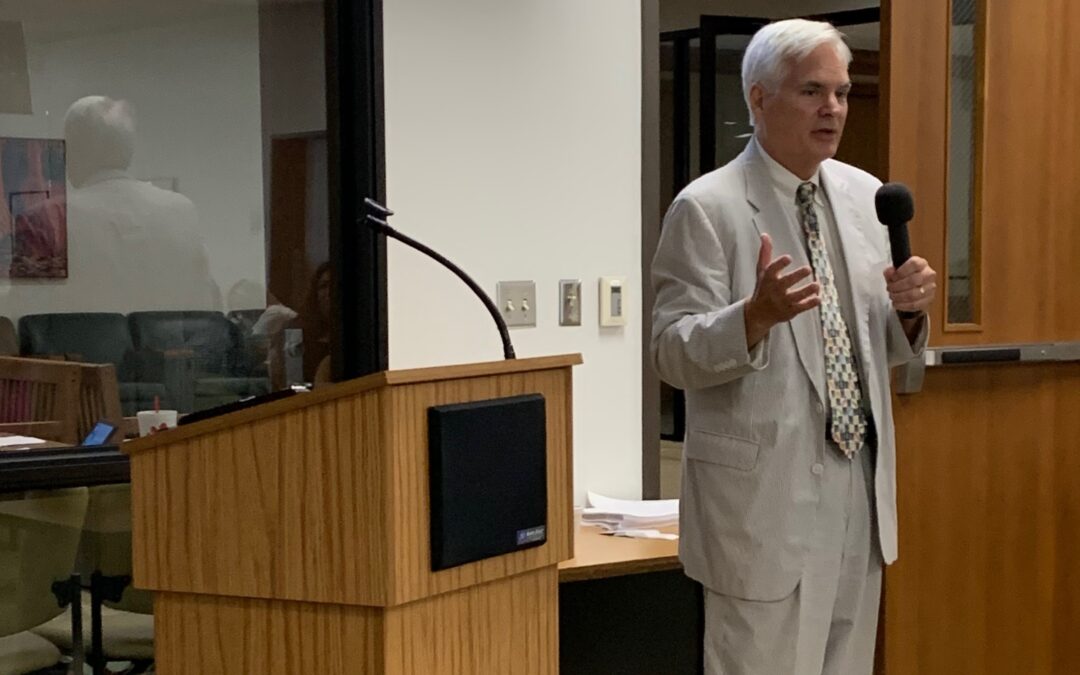 D.A. Warren Montgomery presents to the 22nd JDC Family Court’s Bar Association CLE.