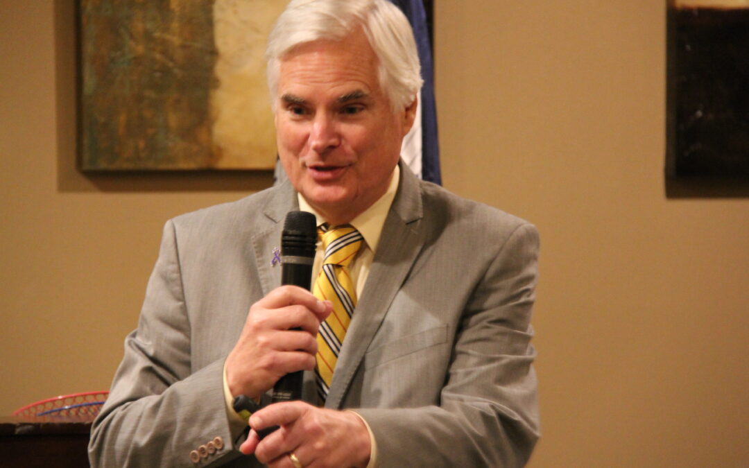 District Attorney Warren Montgomery was the guest speaker RPWST