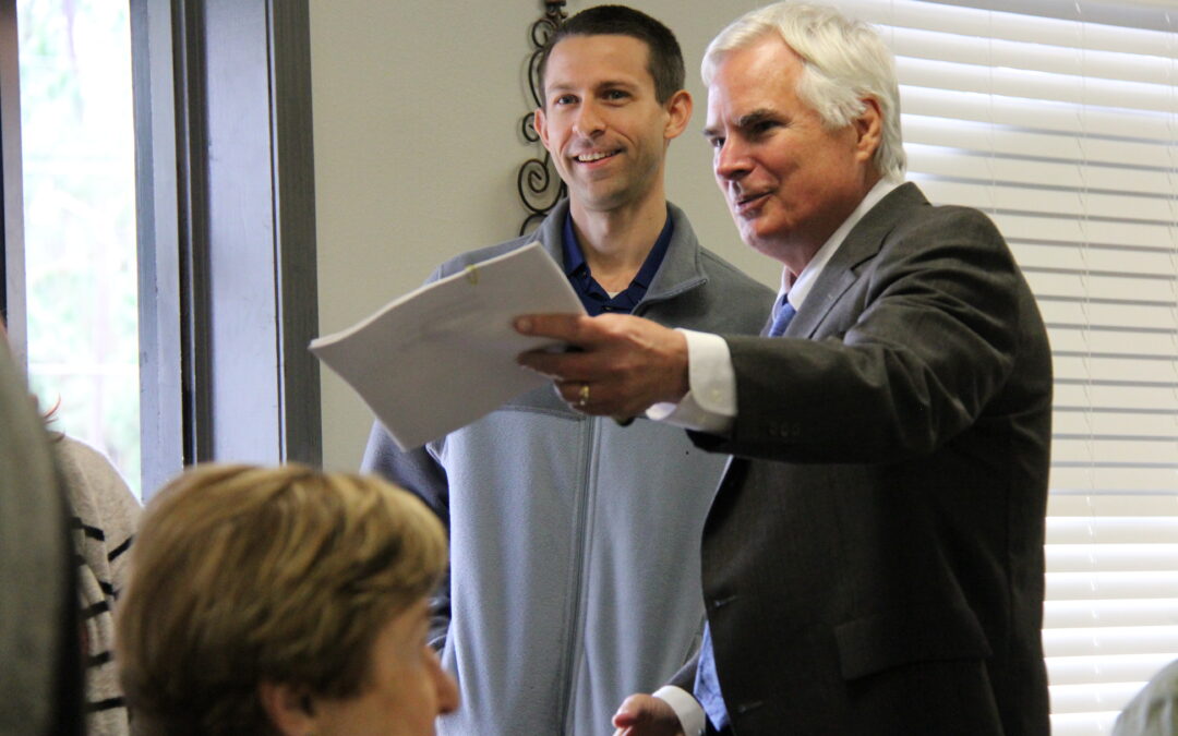 District Attorney Warren Montgomery meets with Slidell Bar Association