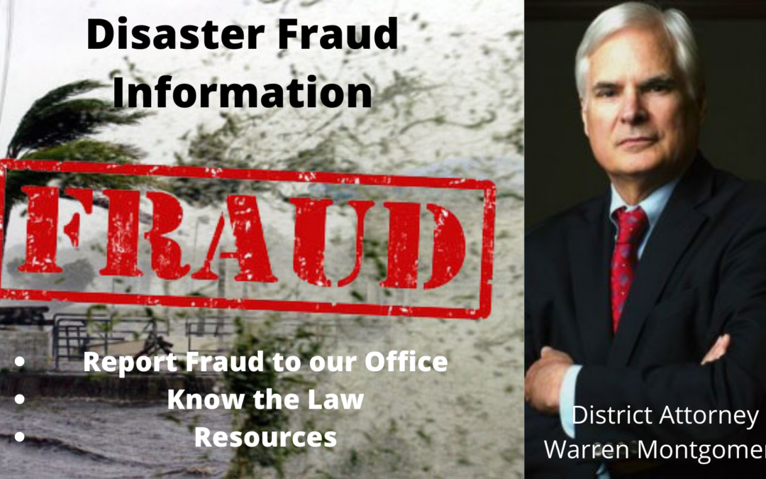 Disaster Fraud Information