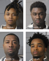 Washington Parish Grand Jury Indicts Four Washington Parish Men for Attempted First-Degree Murder and Other Charges in Bogalusa Drive-By Shooting