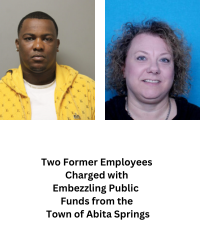 Two Former Employees Charged with Embezzling Public Funds from the Town of Abita Springs